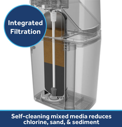 GXMD30W GE® Smart Water Softener 30,000 Grain Capacity with Integrated Filtration