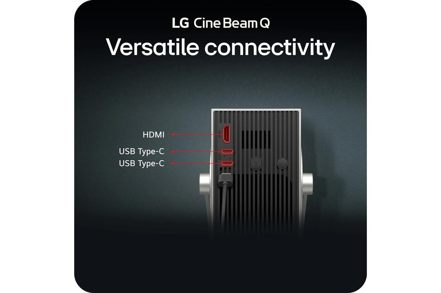 PU600U LG CineBeam Q 4K UHD Smart Portable Laser Projector PU600U (2026)