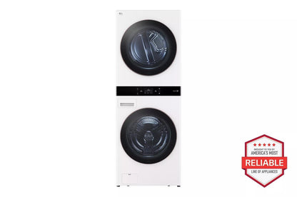 SWWG50W4 LG STUDIO WashTower™ with 5.0 cu. ft. Washer & 7.4 cu. ft. Dryer - Essence White