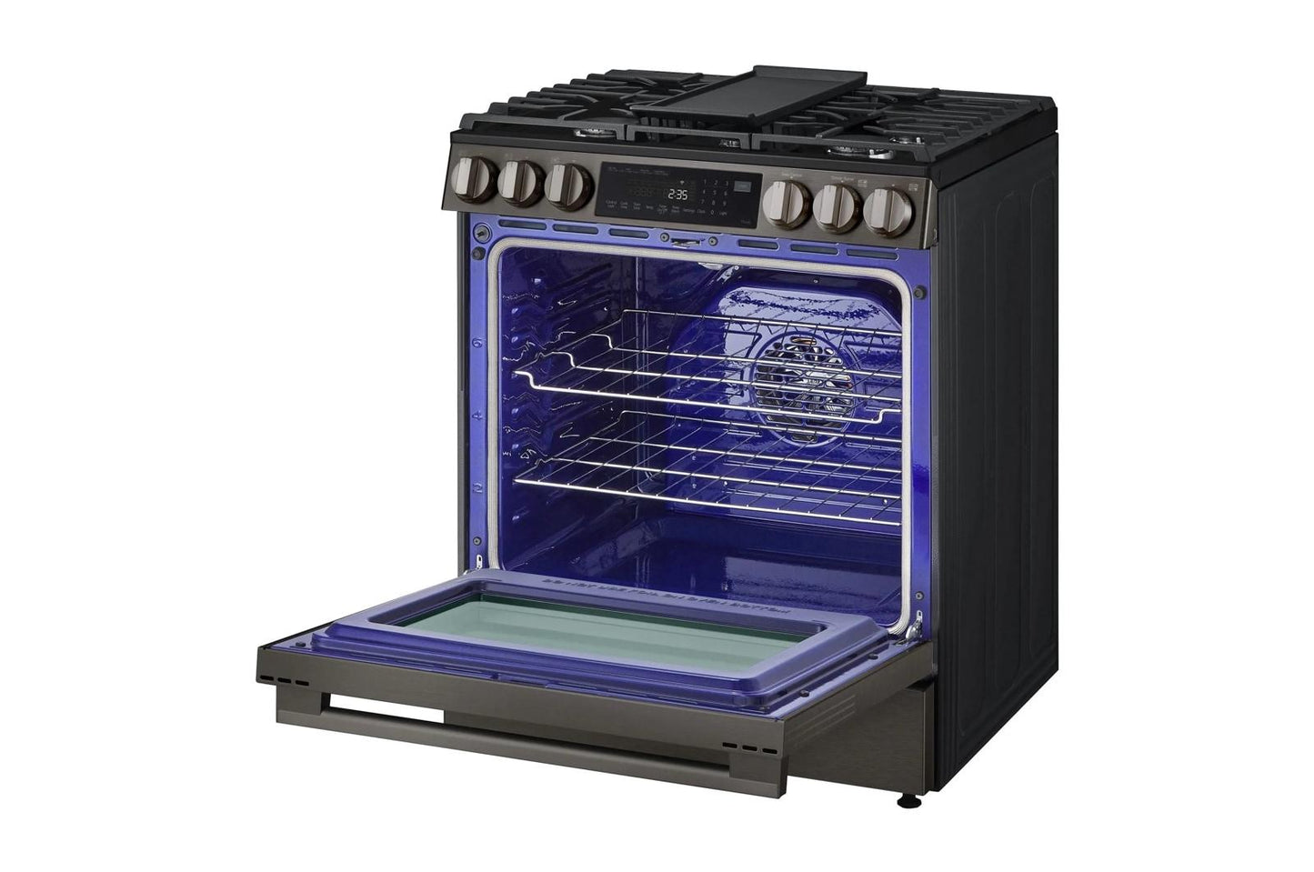 Lg LSGL6335Z 6.3 cu ft. Smart Gas Slide-In Range with ProBake Convection® InstaView®, and Air Fry