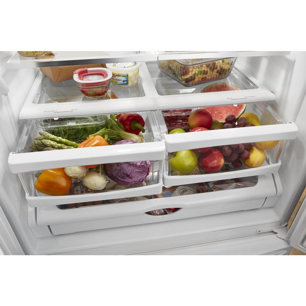 Whirlpool 36-inch Wide Counter Depth French Door Refrigerator - 20 cu. ft.