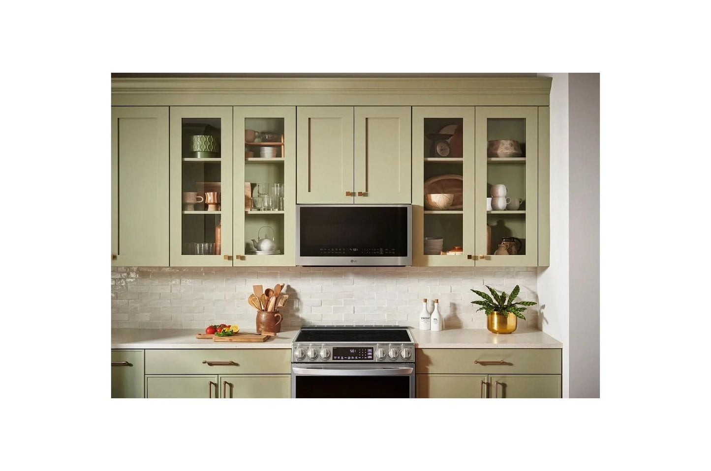 Lg MVEL2035X 2.0 cu. ft. Wi-Fi Enabled Over-the-Range Microwave Oven with EasyClean®