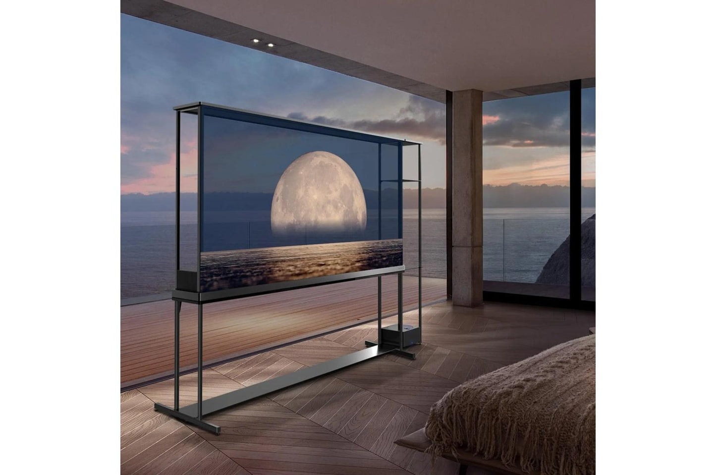 Lg OLED77T4PUA 77 Inch Class LG SIGNATURE OLED T: World's first Transparent 4K Smart TV 2024 with True Wireless Video & Audio Transfer
