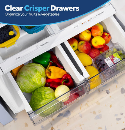 GPS19KGZWW GE 19 Cu. Ft. Garage Ready Top-Freezer Refrigerator