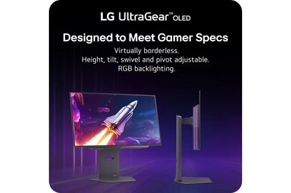 Lg 27GX790AB 27 Inch UltraGear OLED QHD 1440P 480Hz 0.03ms G-Sync® Compatible DisplayPort 2.1 Gaming Monitor