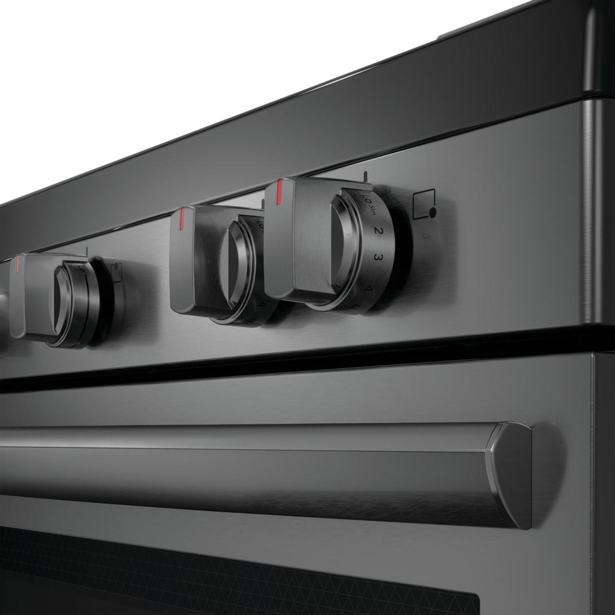 Frigidaire GCRE3060BD 30" Rear Control Electric Range with Total Convection