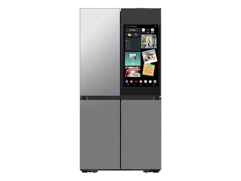 Samsung RF23DB9900QD Bespoke Counter Depth 4-Door Flex™ Refrigerator (23 cu. ft.) with AI Family Hub™+ and AI Vision Inside™ in Stainless Steel