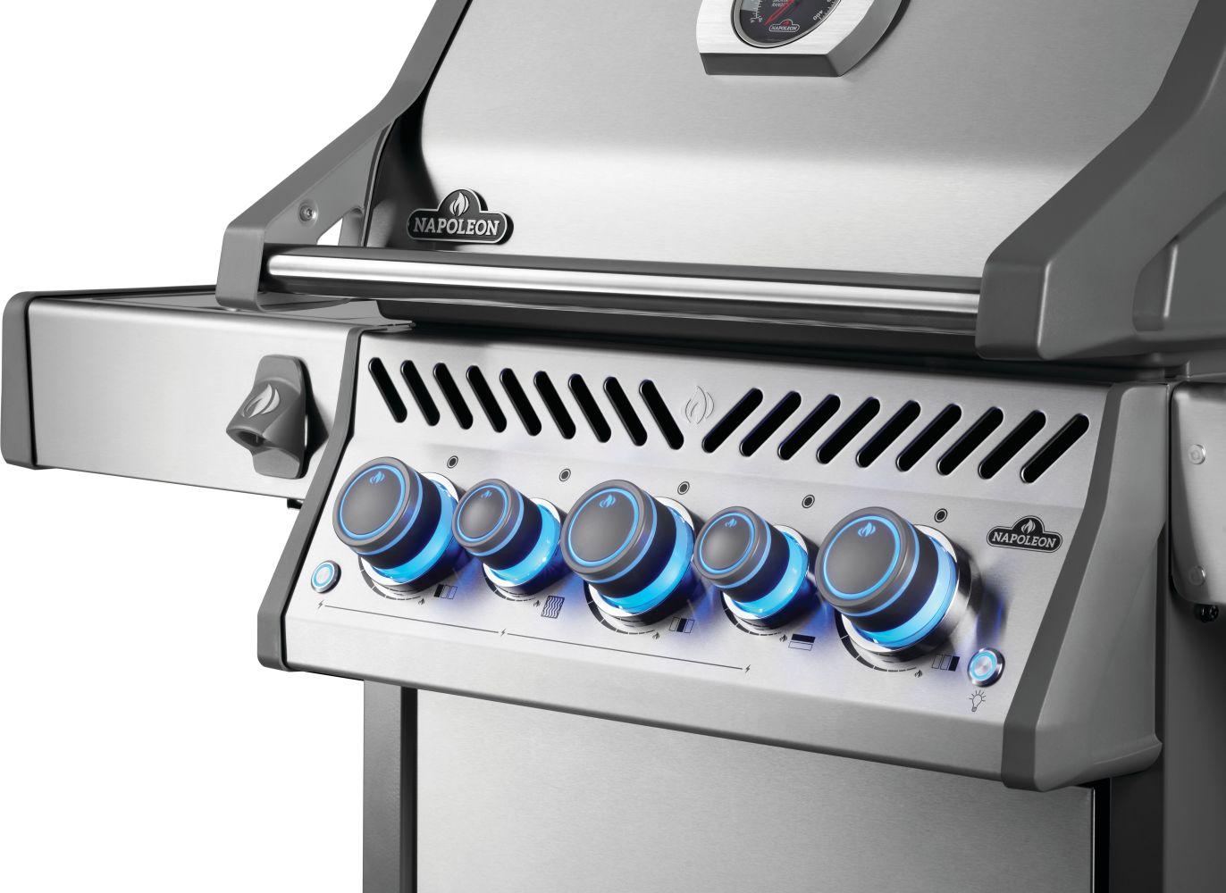 Napoleon Bbq RPS425RSIBNSS2 Rogue PRO-S 425 RSIB with Infrared Side and Rear Burner , Natural Gas, Stainless Steel