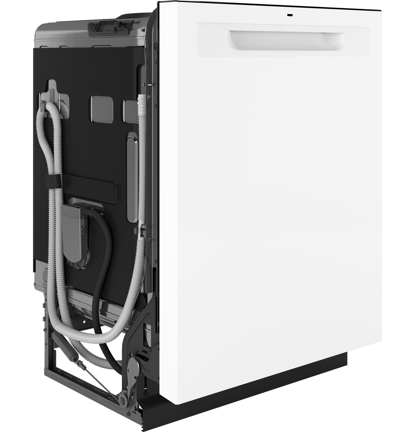 GDP670SGVWW GE® ENERGY STAR® Top Control with Stainless Steel Interior Dishwasher with Sanitize Cycle