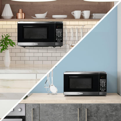 DDMW007501G1 Danby Designer 0.7 cu. ft. Space Saving Under the Cupboard Microwave in Stainless Steel