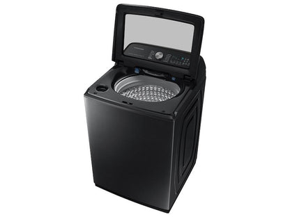 Samsung WA52DG5500AVUS 5.2 cu. ft. Large Capacity Smart Top Load Washer with Super Speed Wash in Brushed Black
