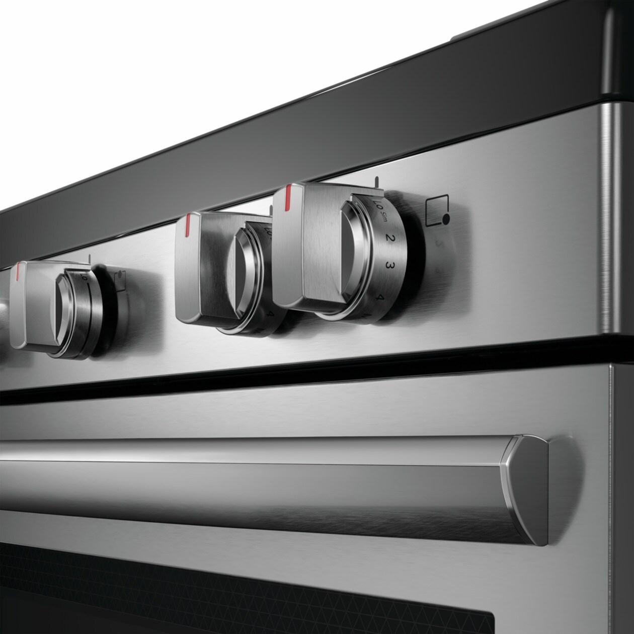 Frigidaire GCRE3060BF 30" Rear Control Electric Range with Total Convection