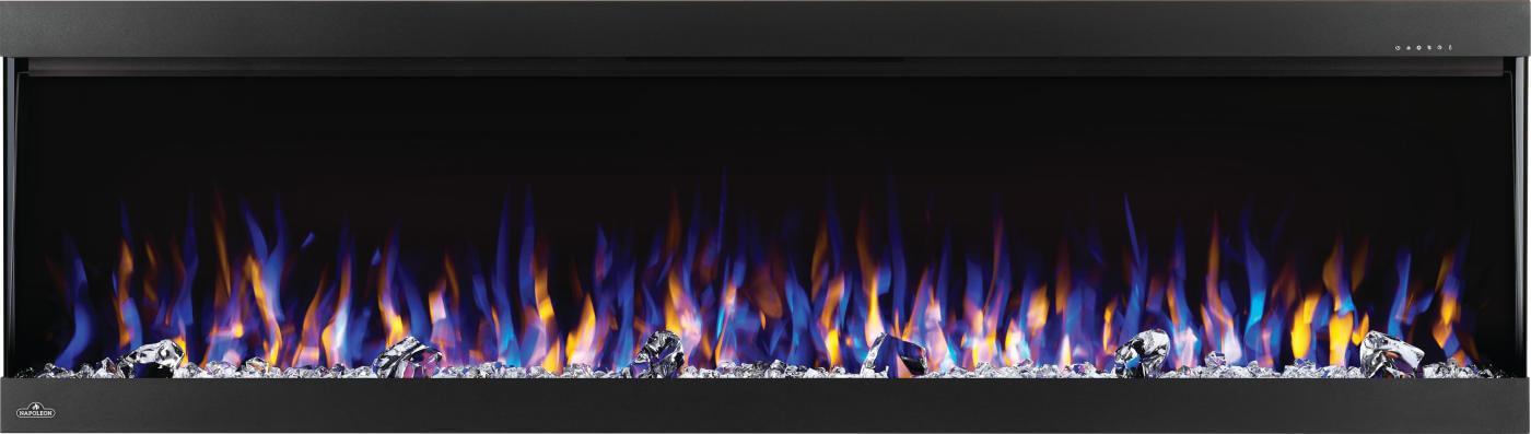 Napoleon Bbq NEFL60H3SV Trivista Pictura 60 Three-Sided Wall Hanging Electric Fireplace