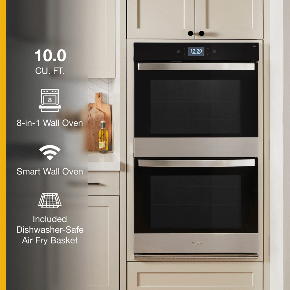 Whirlpool WOED7030PZ 10.0 Cu. Ft. Double Smart Wall Oven with Air Fry