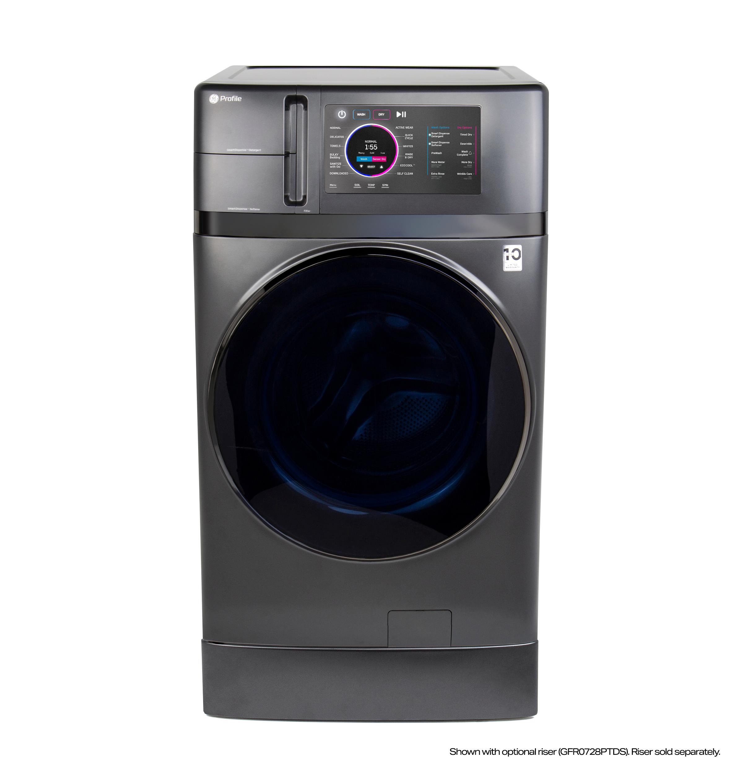GE Profile™ 4.8 cu. ft. Capacity UltraFast Combo with Ventless Heat Pump Technology Washer/Dryer