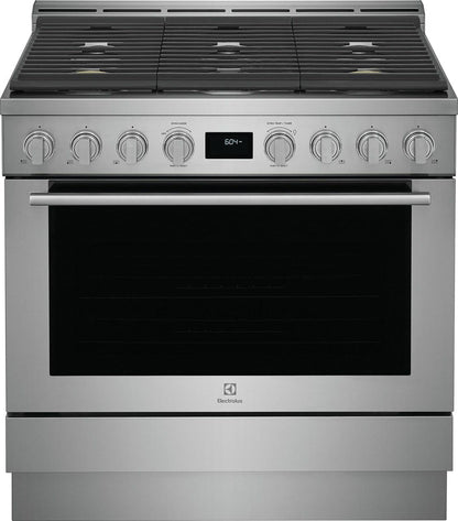 Electrolux ECFG3668AS 36" Front Control Freestanding Gas Range