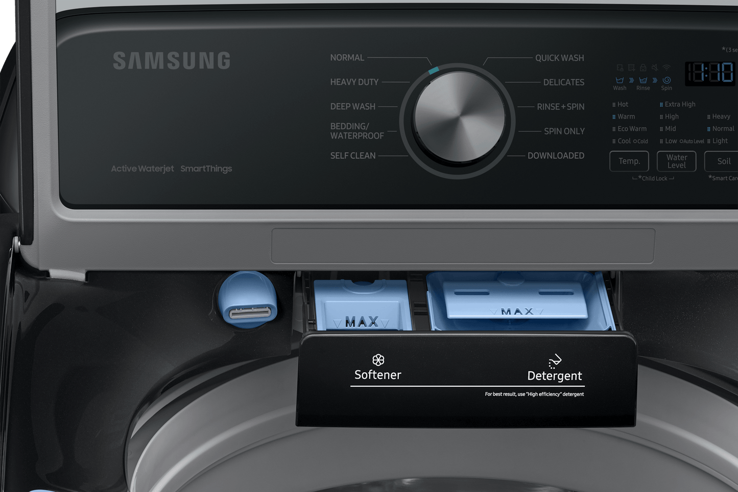 Samsung WA46CG3505AV Top Load Washer ActiveWave™ Agitator  Wi-Fi  4.6 cu.ft.