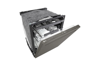 Lg LDNPM545D Smart FlushFit™ Top Control Dishwasher with 1-Hour Wash & Dry, QuadWash® Pro, and Dynamic Heat Dry™ w/AutoVent Dry™