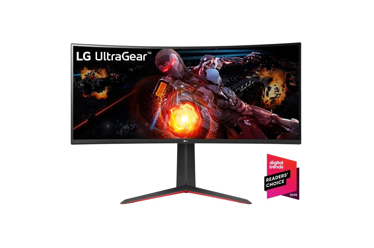 Lg 34GP63AB 34 Inch Curved UltraGear™ QHD 1440P HDR 10 160Hz Monitor with Tilt/Height Adjustable Stand