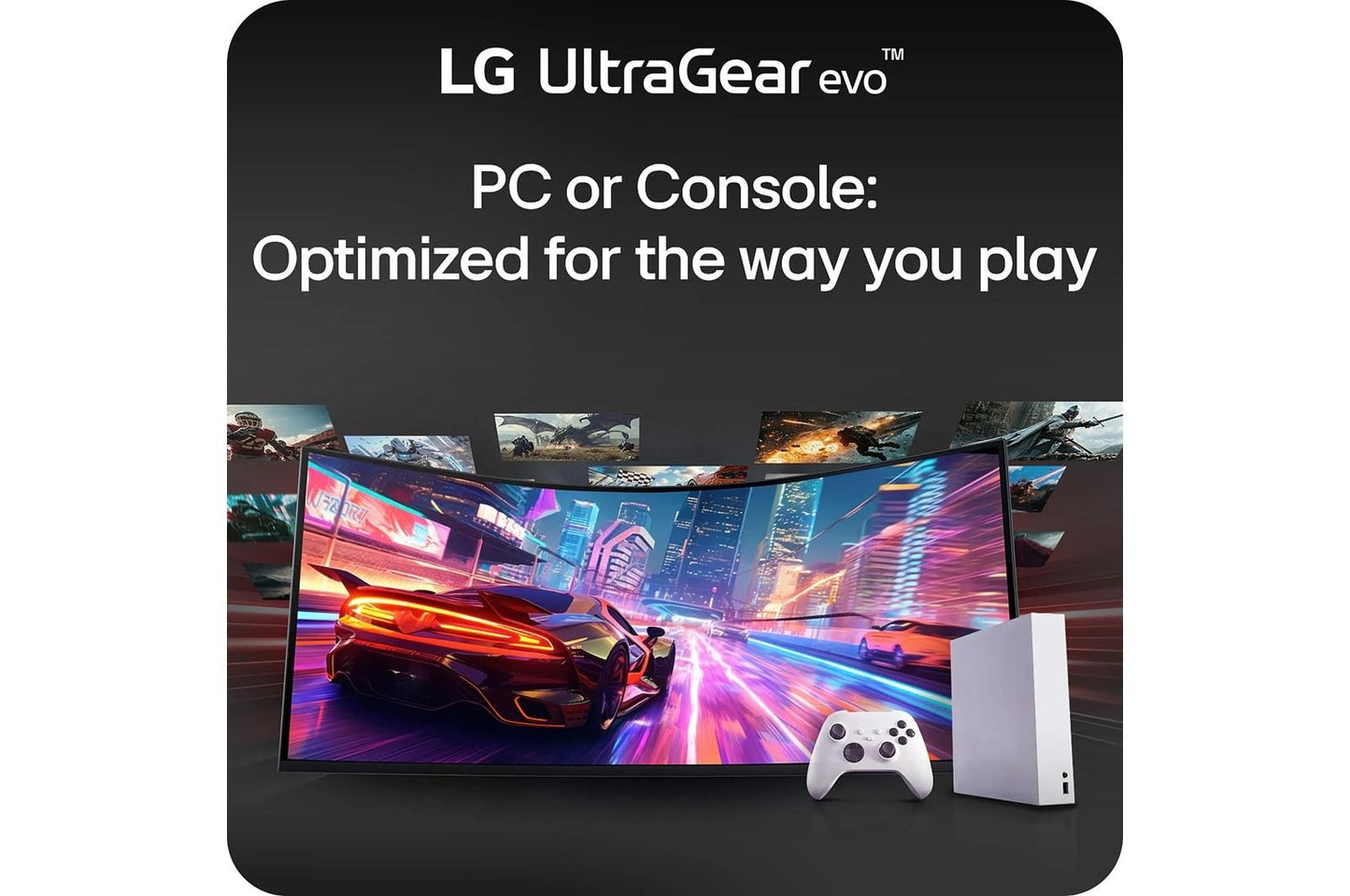 Lg 52G930BB 52 Inch UltraGear™ evo, The World's Largest 5K2K 240Hz 1000R Curved Gaming Monitor
