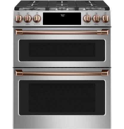 Cafe CXFCGHKPMCU CAF(EBACK)™ Front Control Gas Knobs and Handles - Brushed Copper