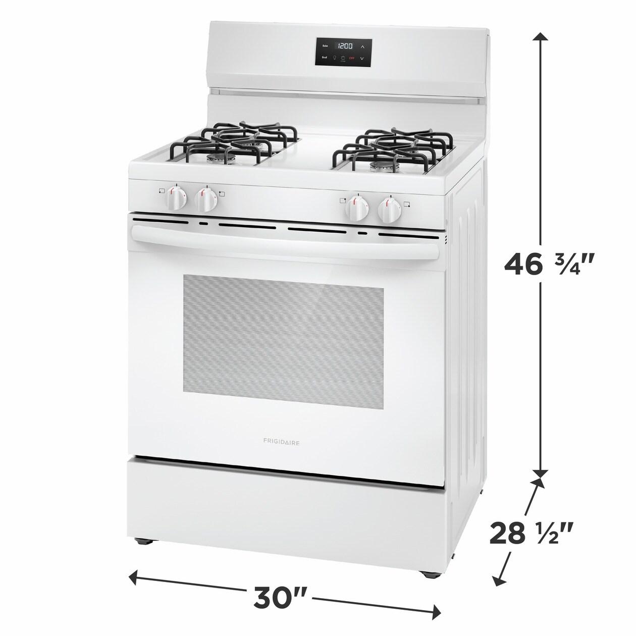 Frigidaire FCRG3051BW 30" Gas Range