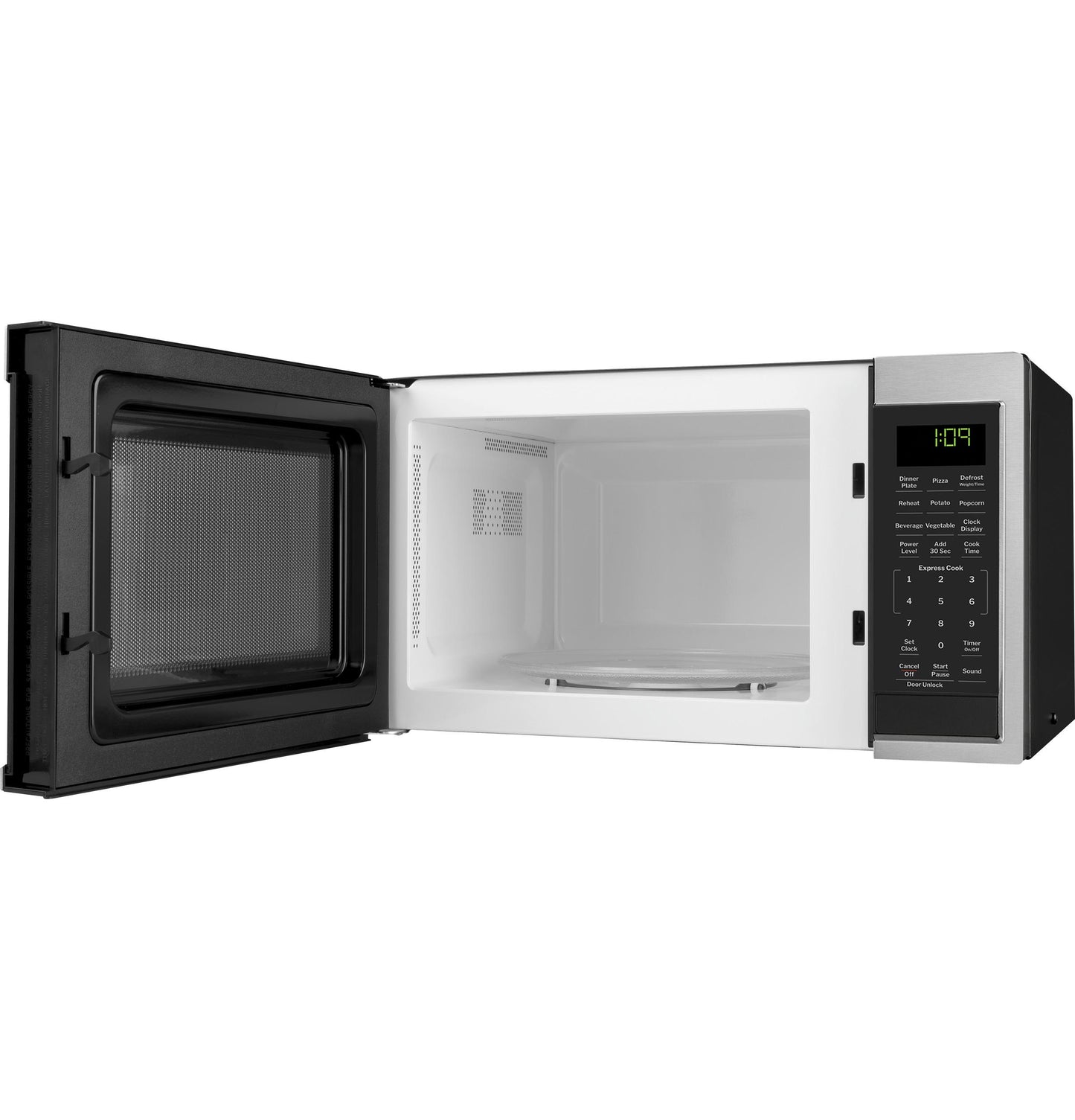GCBK09N1WSS GE® 0.9 Cu. Ft. Capacity Built-In Microwave Oven