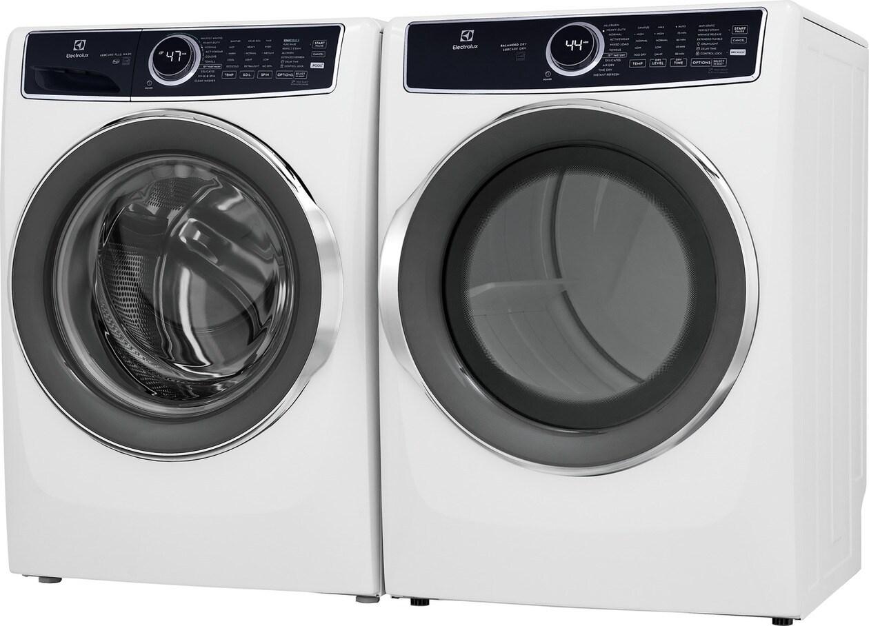Electrolux ELFE7537AW Front Load Perfect Steam™ Electric Dryer with Predictive Dry™ and Instant Refresh - 8.0 Cu. Ft.