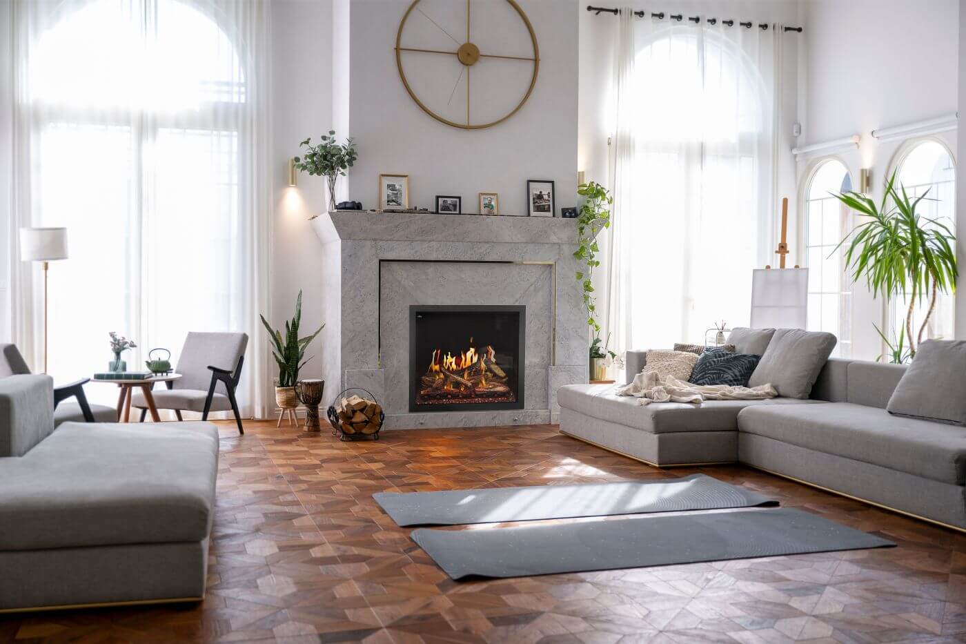 Napoleon Bbq NEFB36LCDMF Elevation X 36 Electric Fireplace with LCD Enhancement