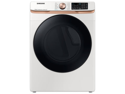 Samsung DVE50BG8300E 7.5 cu. ft. Smart Electric Dryer with Steam Sanitize+ and Sensor Dry in Ivory
