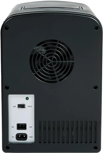Frigidaire EFMIS175BLACK 9-Can Retro Mini Fridge Cooler - Black