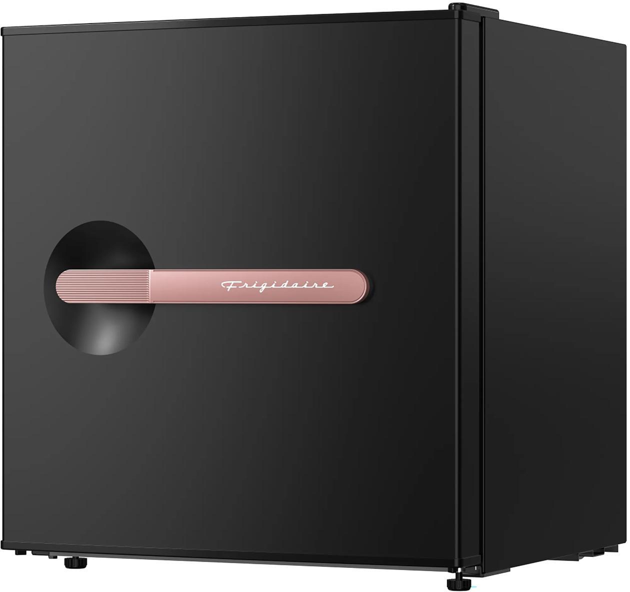 Frigidaire EFR197BLACK 1.6 Cu. Ft. Retro Compact Refrigerator with Built-In Side Bottle Opener - Black