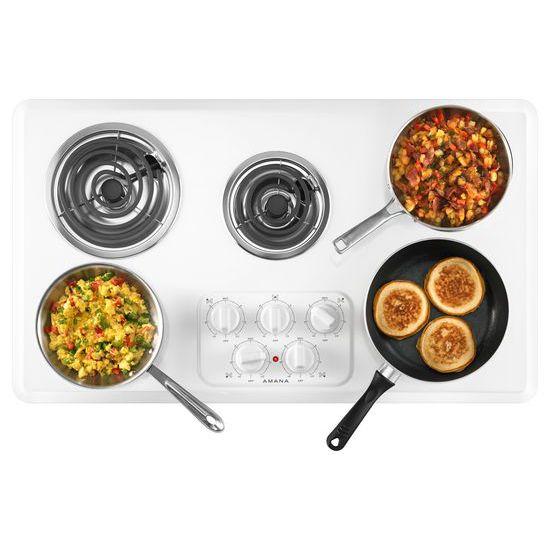 36-inch Electric Cooktop with 5 Elements - black