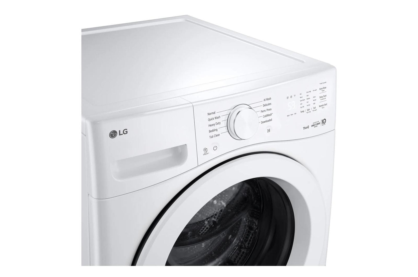 Lg WM3420CW 4.5 cu. ft. Ultra Large Capacity Smart Front Load Washer