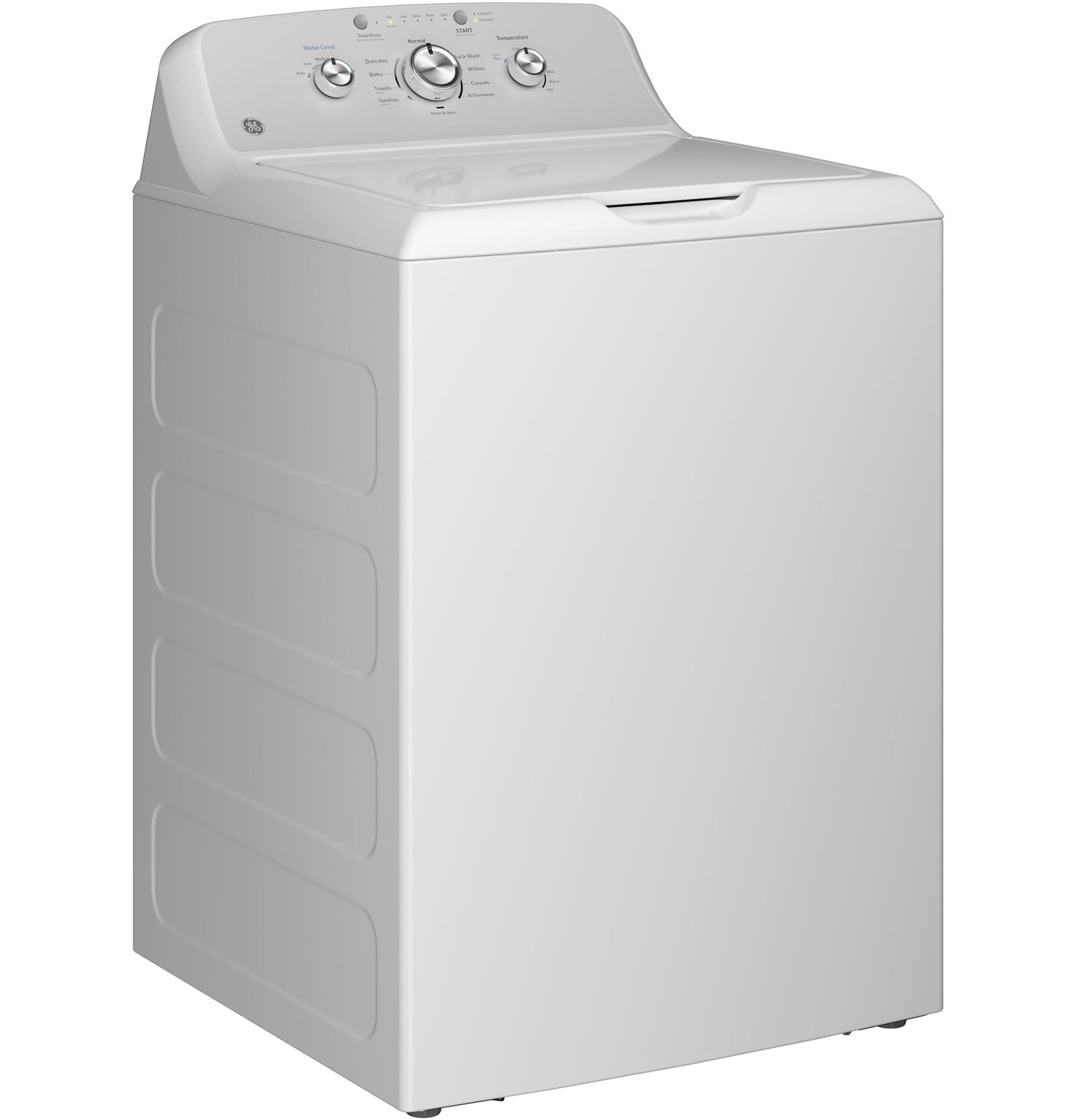 GTW385ASWWS GE® 4.3 cu. ft. Capacity Washer with Stainless Steel Basket,Cold Plus and Water Level Control