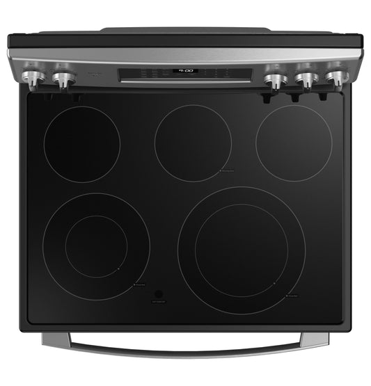 PB900YVFS GE Profile™ ENERGY STAR® 30" Smart Free-Standing Electric Convection Fingerprint Resistant Range with No Preheat Air Fry