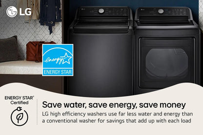 Lg WT7150CX 5.0 cu. ft. Mega Capacity Top Load Washer with TurboDrum™ Technology