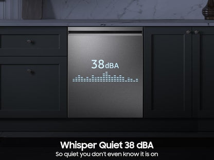 Samsung DW90F89T0USR 38 dBA Bespoke Smart Dishwasher with 3rd Rack Washing System in Fingerprint Resistant Stainless Steel
