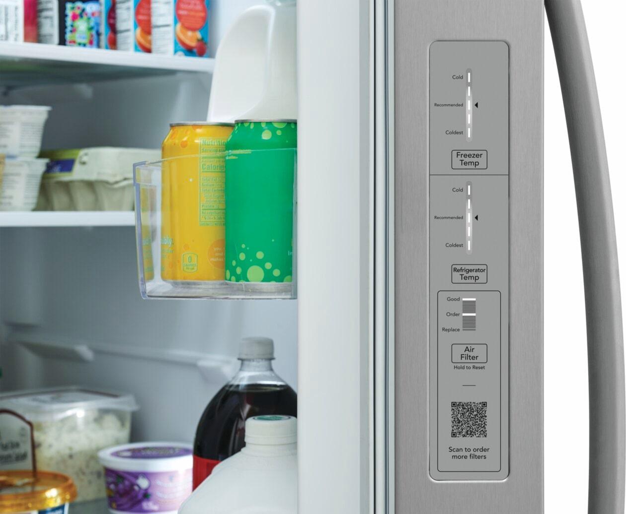 Frigidaire FRSN2610AF 26 Cu. Ft. 36" Standard-Depth Side-by-Side Refrigerator