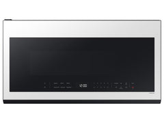 Samsung ME21DB630012 Bespoke 2.1 cu. ft. Over-the-Range Microwave with Wi-Fi in White Glass