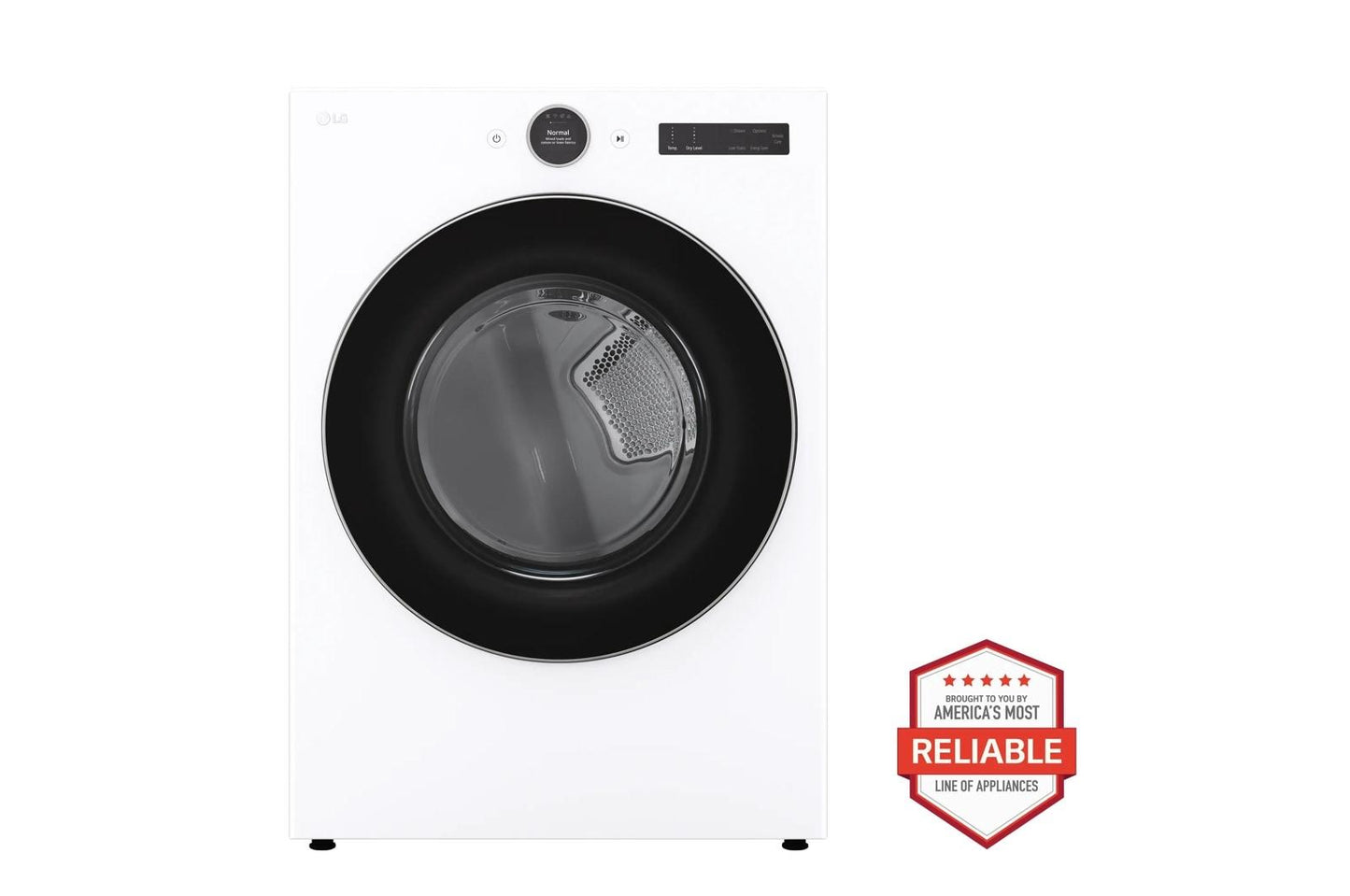 Lg WM5500HWADLEX5500WWD300CWWDP6W 4.5 cu. ft. Front Load Washer and 7.4 cu. ft. Electric Dryer with pedestal washer and drawer Laundry Set in White