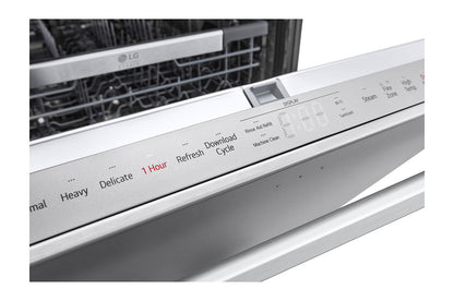 SDWB24S3 LG STUDIO Smart Top Control Dishwasher with 1-Hour Wash & Dry, QuadWash® Pro, TrueSteam® and Dynamic Heat Dry™
