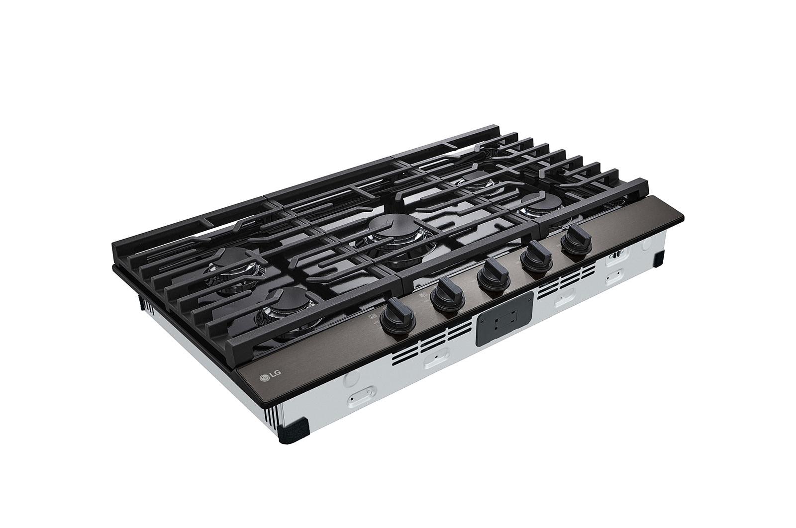 Lg 36" Gas Cooktop with UltraHeat™ 20K BTU Burner