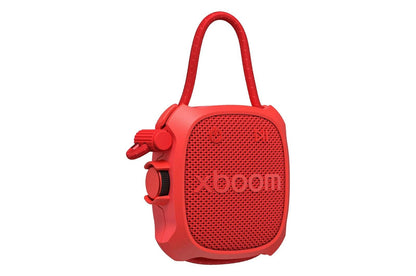 ROCKCNOALRE LG xboom Rock  Bluetooth Speaker  xboom Signature Sound by will.i.am for Outdoor Adventures, Red