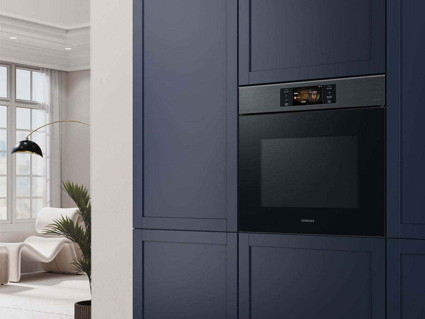 Samsung NV51CG700SMT Bespoke AI Single Wall Oven AI Home 7" LCD Display  AI Pro Cooking™  5.1 cu.ft.
