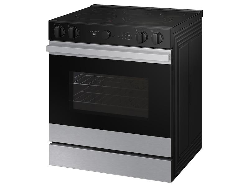 Samsung NSE6DG8500SR Bespoke 6.3 cu. ft. Smart Slide-In Electric Range with Air Sous Vide & Air Fry in Stainless Steel