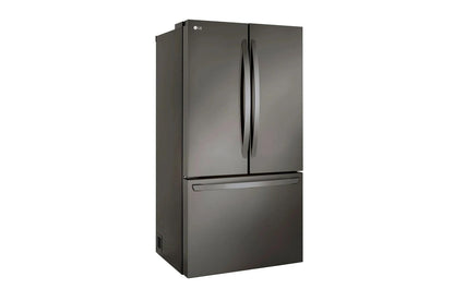 Lg LRFLC2706D 36" Wide, 27 cu ft. 3 Door French Door, C/Depth Refrigerator with Internal Water Dispenser, PrintProof Black Stainless Steel