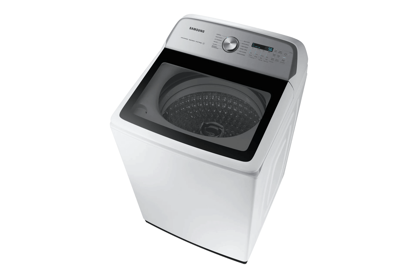 Samsung WA54CG7105AW Top Load Washer ActiveWave™ Agitator  Super Speed Wash  5.4 cu. ft