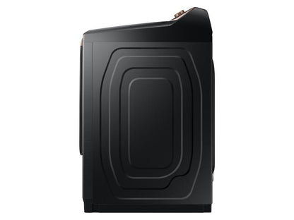 Samsung DVE54CG7550V 7.4 cu. ft. Smart Electric Dryer with Pet Care Dry and Steam Sanitize+ in Brushed Black
