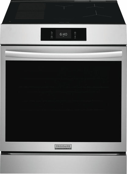 Frigidaire GCFI3070BF 30" Front Control Induction Range with Stone-Baked Pizza